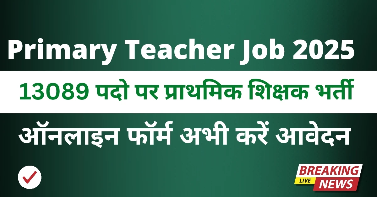 Primary Teacher Recruitment 2025