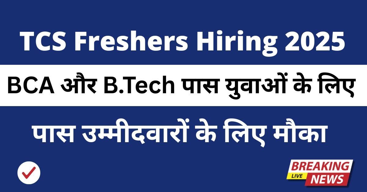 TCS Freshers Hiring 2025